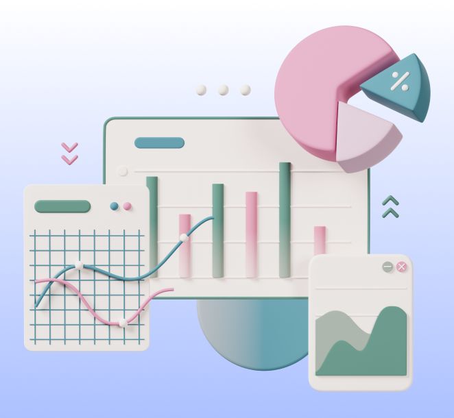 How Data Analysts Help Teams Make Smarter Decisions 1 3D data analysis illustration