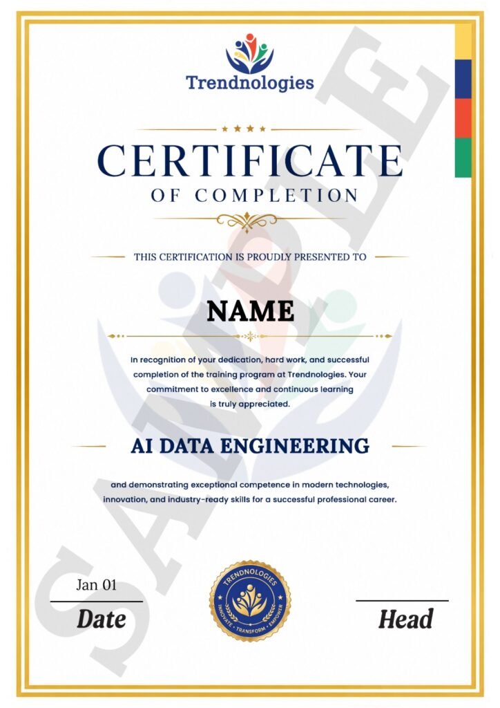 Data Engineering training in Chennai