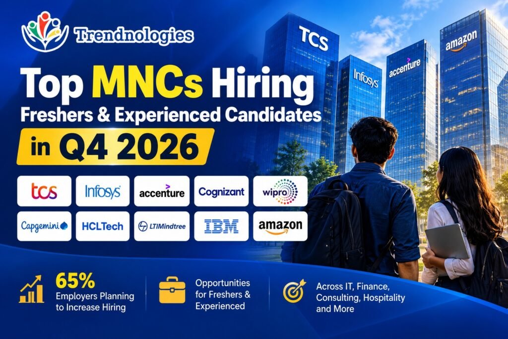 Top MNCs Hiring Freshers & Experienced Candidates in Q4 2026