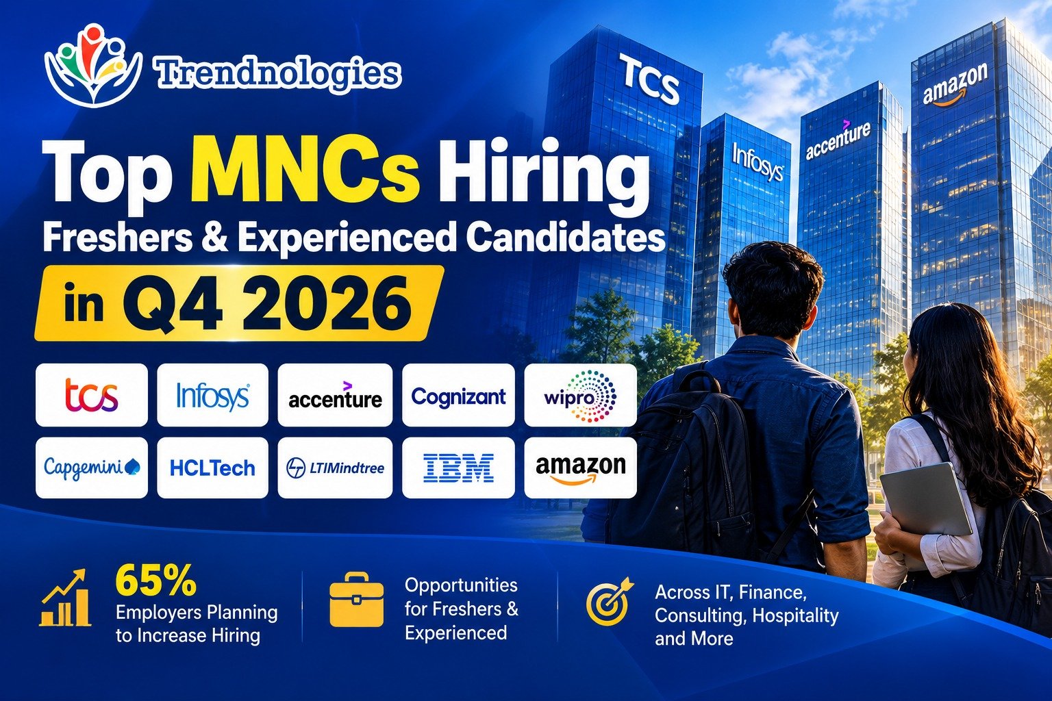 Top MNCs Hiring Freshers and Experienced Candidates in Q4 2026