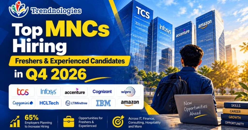 Top MNCs Hiring Freshers & Experienced Candidates in Q4 2026